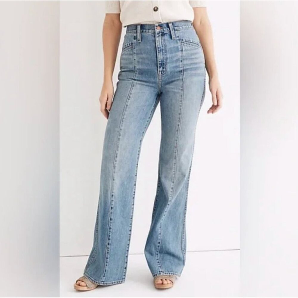 MADEWELL 11" High-Rise Flare Jeans 28